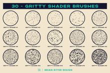 Load image into Gallery viewer, Ink Vibe Procreate Brushes - Brian Ritter Design

