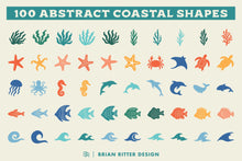 Load image into Gallery viewer, 100 Abstract Coastal Shapes
