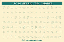 Load image into Gallery viewer, Dimetric &quot;3D&quot; Toolkit - Brian Ritter Design
