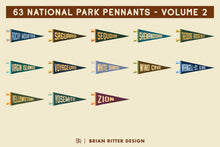 Load image into Gallery viewer, National Park Pennants - Vol. 2
