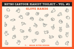 Retro Cartoon Mascot Toolkit - Vol. 2