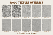 Load image into Gallery viewer, Wood Texture Overlays
