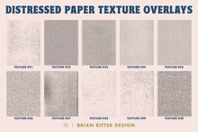 Load image into Gallery viewer, Distressed Paper Texture Overlays

