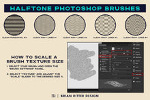 Load image into Gallery viewer, Halftone Photoshop Brushes - Brian Ritter Design
