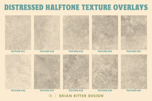 Load image into Gallery viewer, Distressed Halftone Texture Overlays
