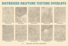 Load image into Gallery viewer, Distressed Halftone Texture Overlays
