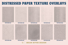 Load image into Gallery viewer, Distressed Paper Texture Overlays
