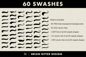 60 Swashes & Font Tails