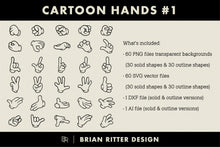 Load image into Gallery viewer, Cartoon Glove Hands
