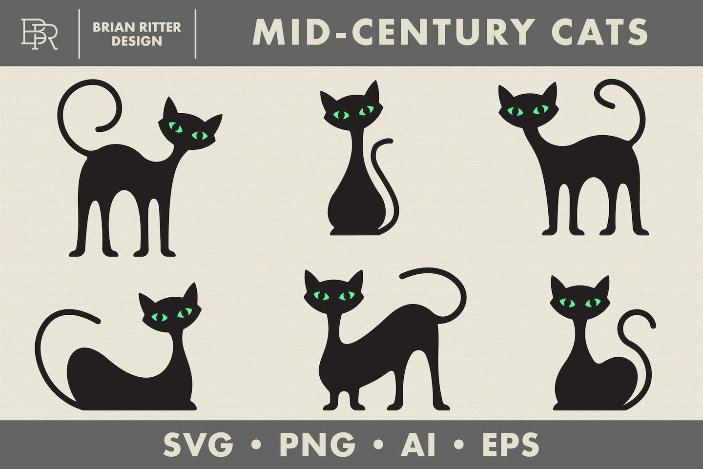 Mid-Century Cats