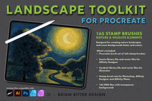 Load image into Gallery viewer, Landscape Toolkit for Procreate - Brian Ritter Design
