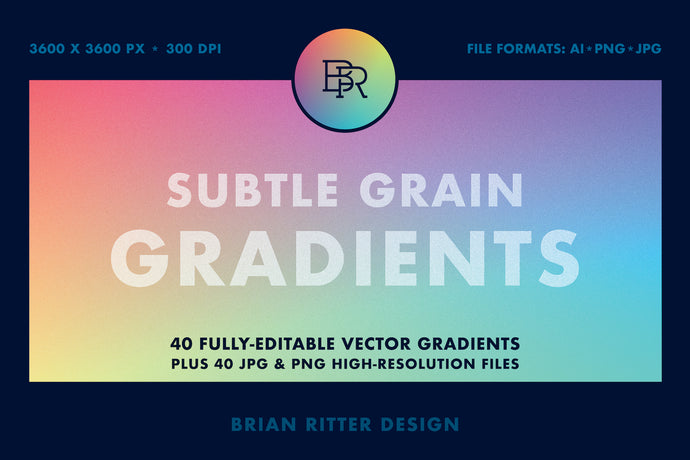 Subtle Grain Gradients - Brian Ritter Design