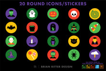 Load image into Gallery viewer, Halloween Icon &amp; Sticker Collection - Brian Ritter Design

