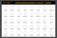 Load image into Gallery viewer, Retro Cartoon Mascot Toolkit - Brian Ritter Design
