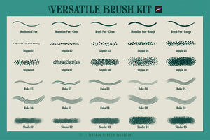 Versatile Brush Kit for Procreate - Brian Ritter Design