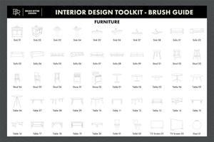 Interior Design Toolkit for Procreate - Brian Ritter Design