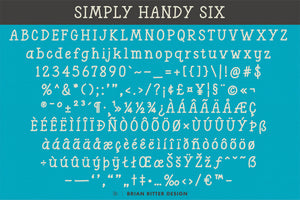 Simply Handy - Handwritten Fonts - Brian Ritter Design