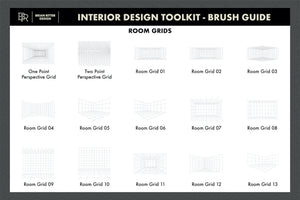 Interior Design Toolkit for Procreate - Brian Ritter Design