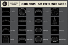Load image into Gallery viewer, Drawing Grid Brushes For Procreate - Brian Ritter Design
