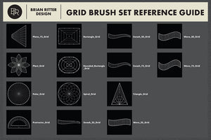 Drawing Grid Brushes For Procreate - Brian Ritter Design