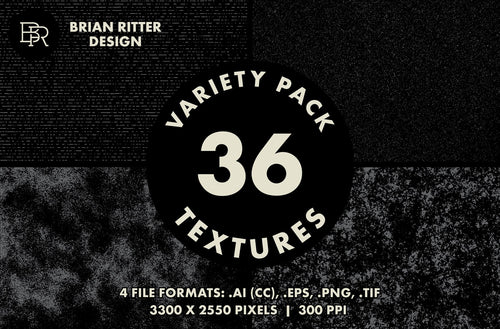 Textures Variety Pack - Vol. 1 - Brian Ritter Design