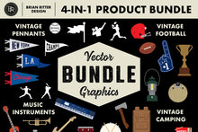 Load image into Gallery viewer, Vector Graphics 4-in-1 Bundle - Brian Ritter Design
