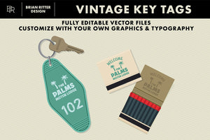 Vintage Key Tags - Brian Ritter Design