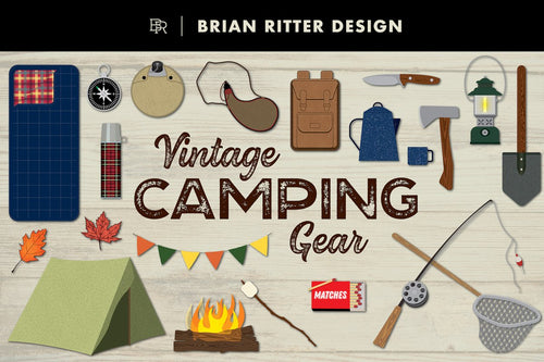 Vintage Camping Gear - Brian Ritter Design